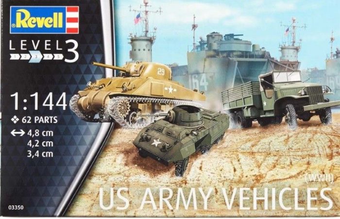 Revell 03350 us army vehicles wwII