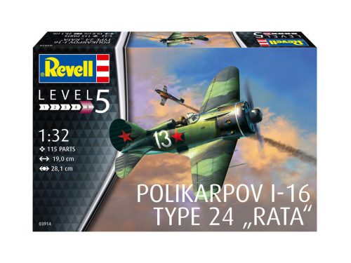 Revell 03914 Polikarpov I-16 type 24 Rata
