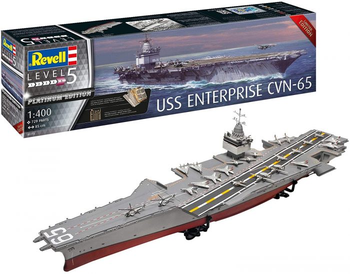 Revell 05173 USS ENTERPRISE CVN-65 - PLATINUM EDITION 1:400