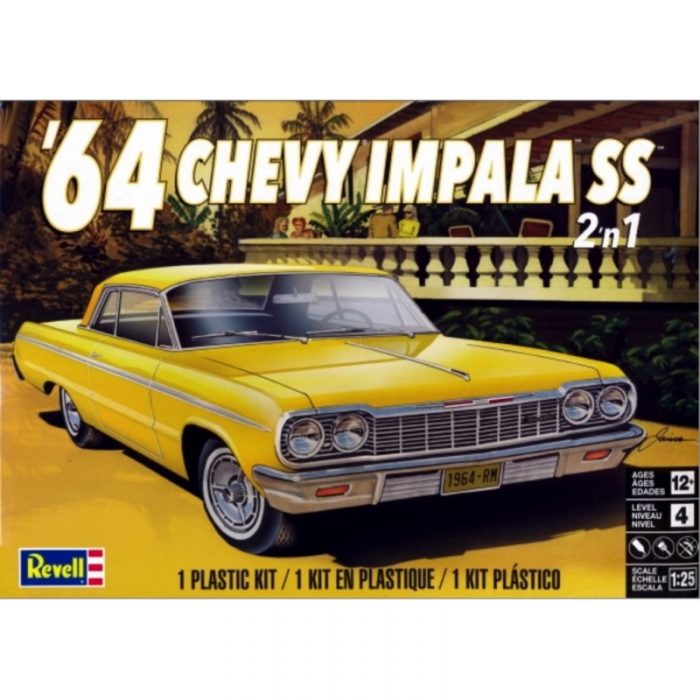 Revell 11907 1964 Chevy Impala ss 2 in 1