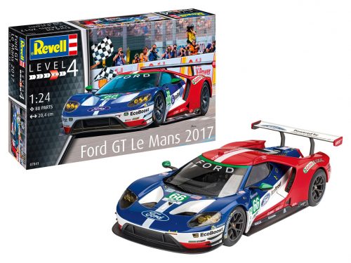 Revell 67041 model set Ford GT Le Mans 2017 incl aqua coler kwastje lijm