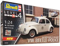 Revell 67666 VW Beetle Police NL & B incl verf lijm kwast