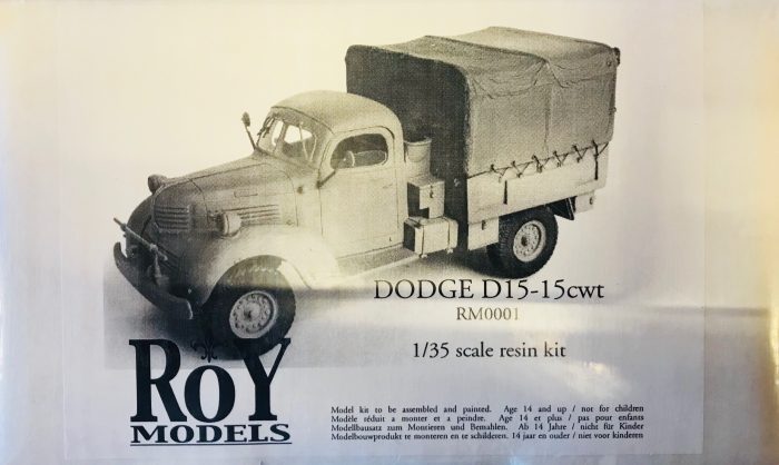 Roy Models 0001 DODGE D15-15cwt