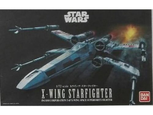 Star wars X-Wing Starfighter 1/72 plastic model kit