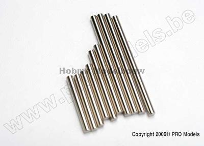Suspension pin set, complete (hardened