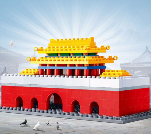 The Tiananmen of Beijing lego ch