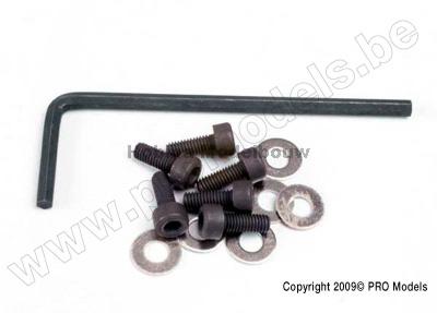 Traxxas 1552 Backplate screws (3x8mm h
