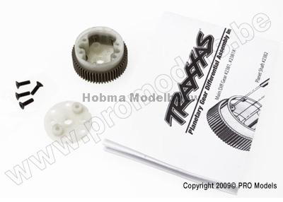 Traxxas 2381X Main diff with steel ring gear / side cover plate / screws