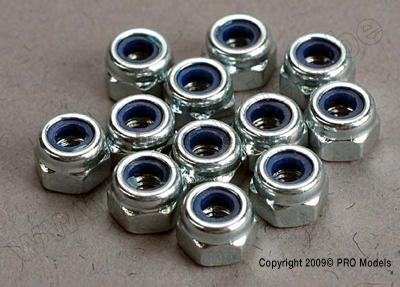 Traxxas 2745 Nuts, 3mm nylon locking (