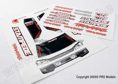Traxxas 3616 Decal sheets, Stampede