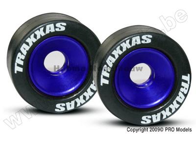 Traxxas 5186A Wheels, aluminum (blue-a