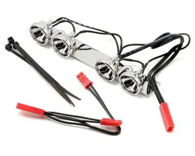 Traxxas 5684LED LIGHTBAR, (CHROME, FITS SUMMIT ROLL CAGE)
