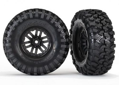 Traxxas 8272 Tires And Wheels, Assembled, Glued (TRX-4 Wheels, Canyon Trail 1.9 Tires)