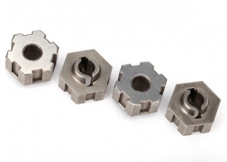 Traxxas 8568 wheel hubs,hex,staal (4)