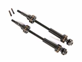 Traxxas 9051x Traxxas Driveshafts, front, steel-spline constant-velocity (complete assembly)