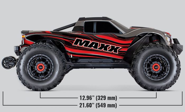 Traxxas Maxx 4WD 4s 1:10 monstertruck oranje