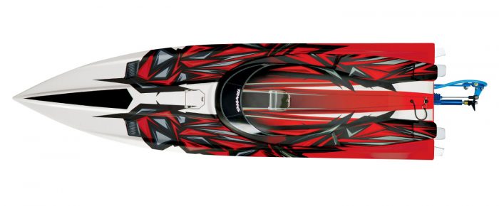 Traxxas Spartan BL 2.4GHz TSM rood Wit tra57076-4rood wit