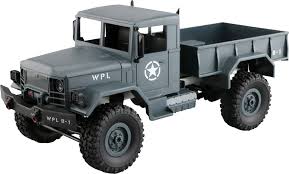 US Militair Truck 4WD 1:16 Bausatz Grau