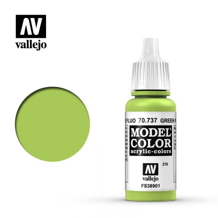 Vallejo 70737 Model Color Green Fluo