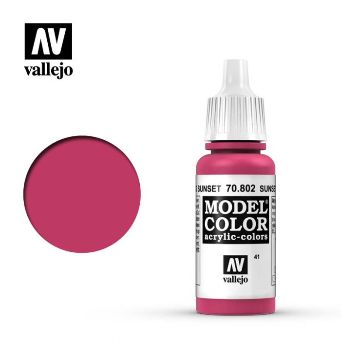 Vallejo 70802 (41) Model Color Sunset Red