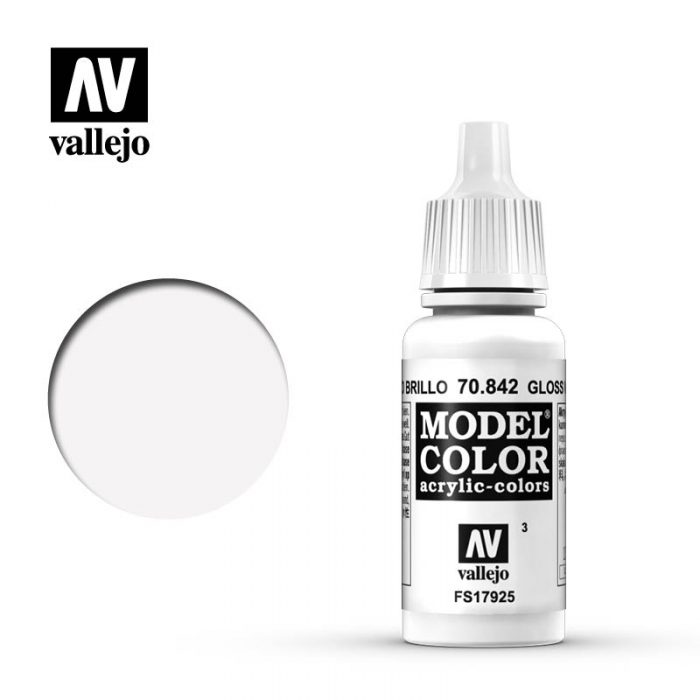 Vallejo 70842 (3) Model Color Glossy White