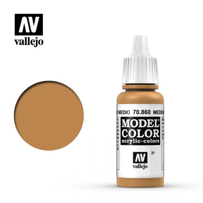 Vallejo 70860 (21) Model Color Medium Fleshtone