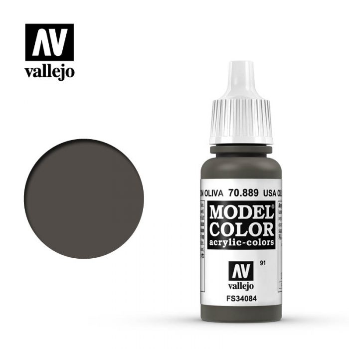 Vallejo 70889 (91) Model Color USA Olive Drab