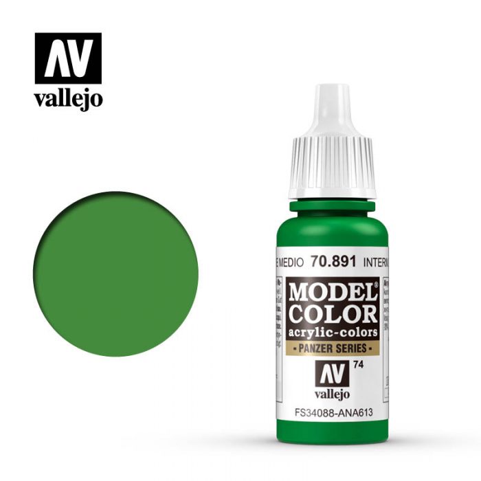 Vallejo 70891 (74) Model Color Intermediate Green