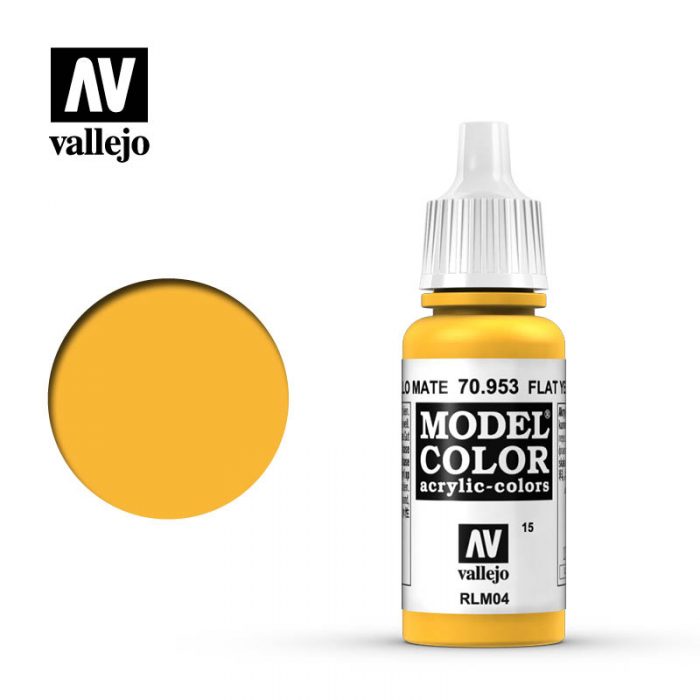 Vallejo 70953 Model Color Flat Yellow