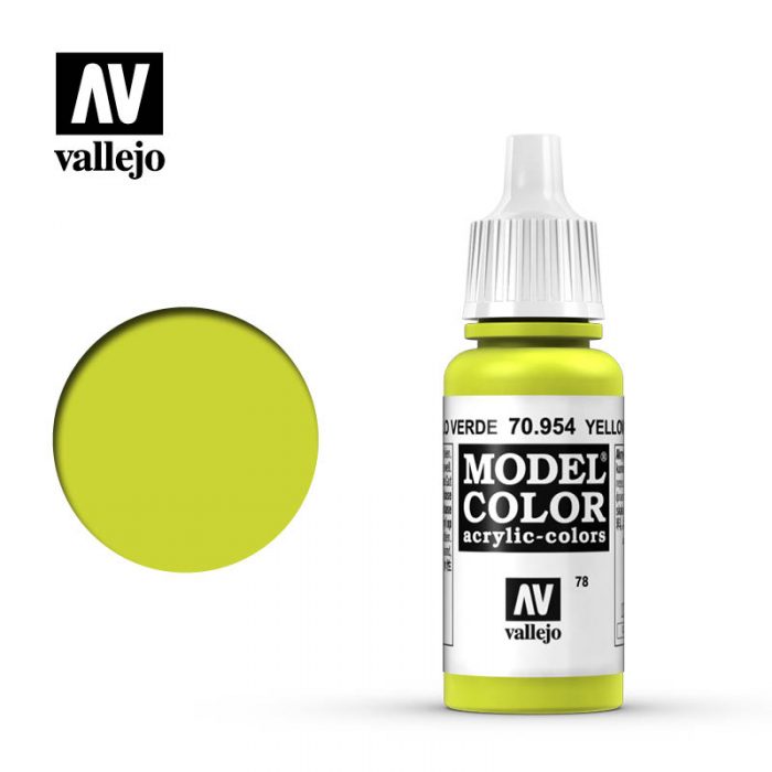 Vallejo 70954 (78) Model Color Yellow Green