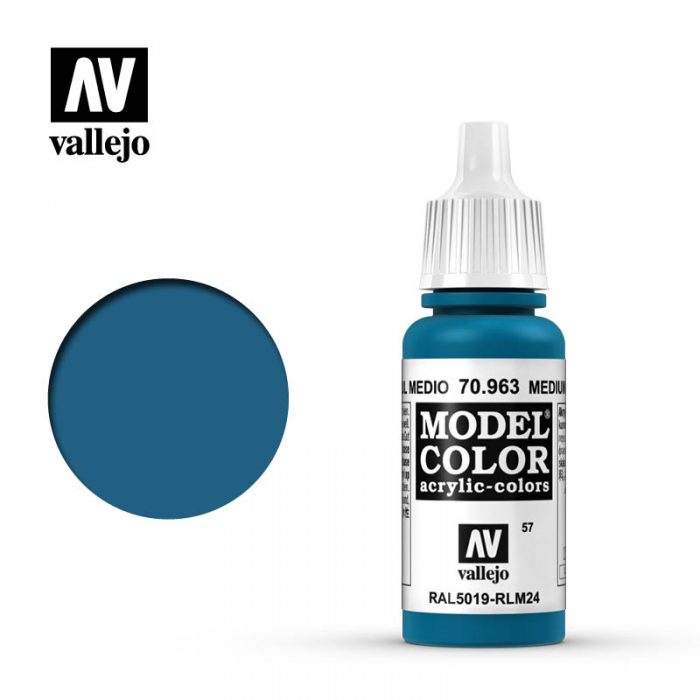Vallejo 70963 (57) Model Color Medium Blue