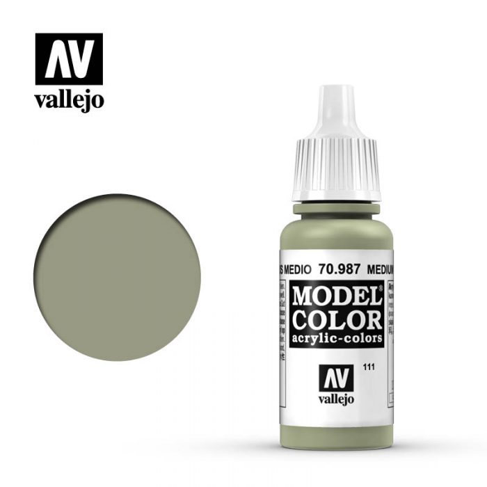 Vallejo 70987 (111) Model Color Medium Grey