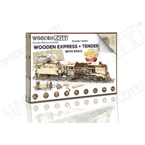 Wooden .city 323 Wooden Express+Tender