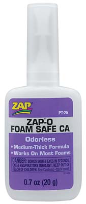 ZAP pt-25 foam safe ca Odorless seconden lijm reukloos