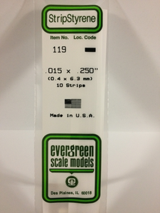 evergreen 119 strip 0.4x6.4