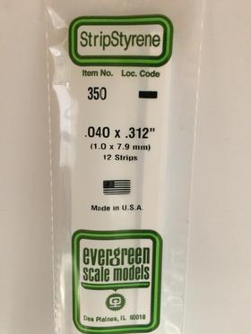 evergreen 350 "Strip 24"" 1x7.9"