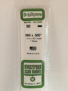 evergreen 363 "Strip 24"" 1.5x12.7"