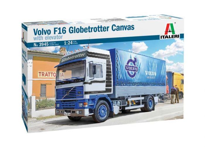 italeri 3945 Volvo F16 Globe trotter canvas