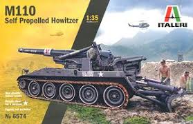 italeri 6574 M110 Self Prorelled Howitzer