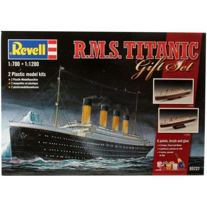 revell 05727 RMS Titanic 1x 1:700 + 1x 1:1200 Giftset