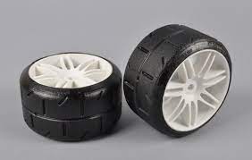 FG 08433 Front tires type D glued (2p)