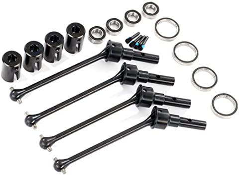 Traxxas 8950x Steel Driveshaft assembly, front and rear, Maxx