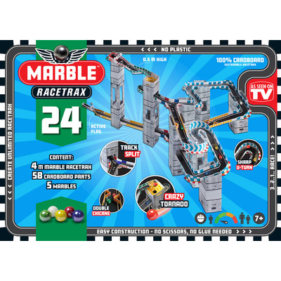 Marble Racetrax Starter Set 24 Sheets 4 Meter
