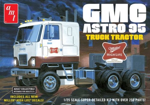 AMT1230 06AMT GMC Astro 95 Truck Tractor (Miller Beer)