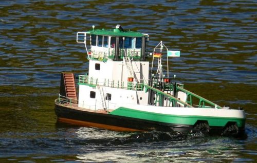 Graupner 2154 Thijssen II Duwboot nieuw in doos met beslag