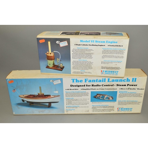 Midwest The fantail Launch II met Stoom Motor
