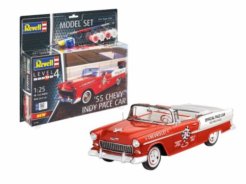 Revell 67686 '55 chevy indy pace car incl lijum verf kwastje