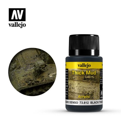 Vallejo 73812 Black Thick Mud