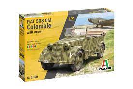 Italeri 6550 Fiat 508 CM Coloniale with crew