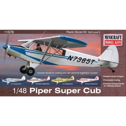 minicraft 11678 Piper Super Cub Plane